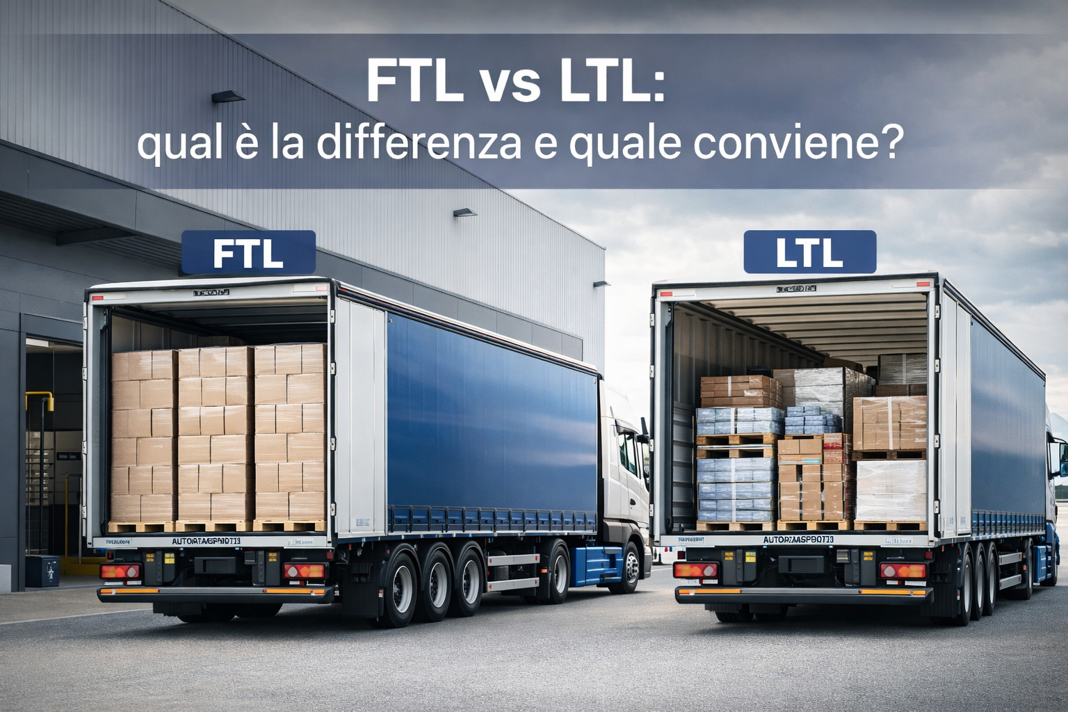 FTL vs LTL: qual è la differenza e quale conviene?